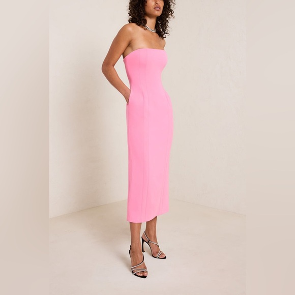 A.L.C. Elizabeth Strapless Sheath Dress pink - Picture 6 of 14